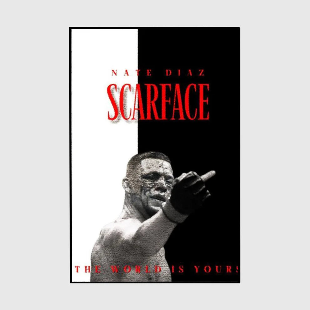 NATE DİAZ SCARFACE HALI
