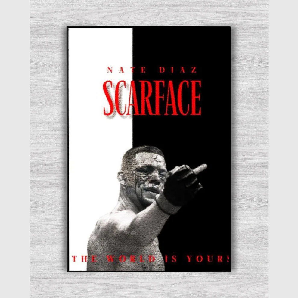 NATE DİAZ SCARFACE HALI